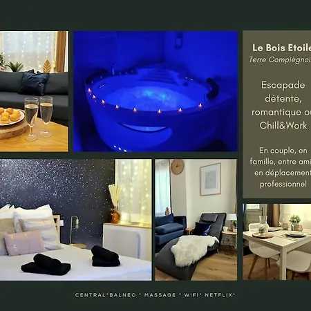 NOUVEAU*Le Bois étoilé*Balnéo*Massage*Détente*Wifi*Netflix*Self-checkin Venette Extérieur photo