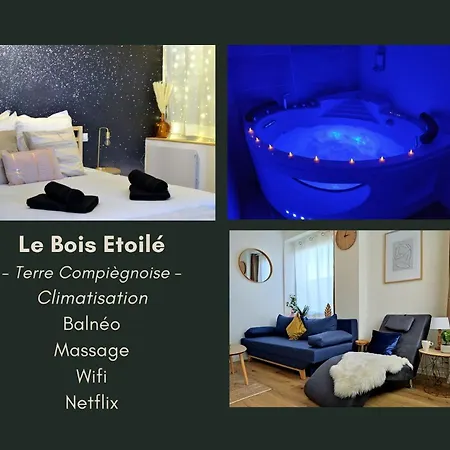 NOUVEAU*Le Bois étoilé*Balnéo*Massage*Détente*Wifi*Netflix*Self-checkin Venette Extérieur photo